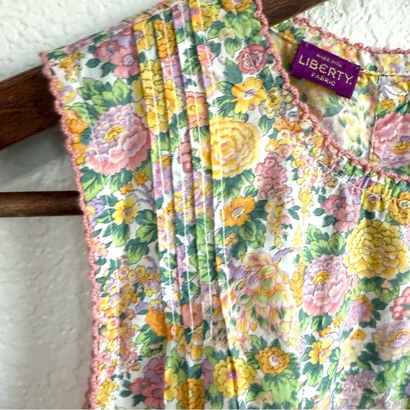 NEW Minnow Kids Girls Dress Liberty Floral Fabric Elysiah A Line Size 9/10 - Picture 6 of 10